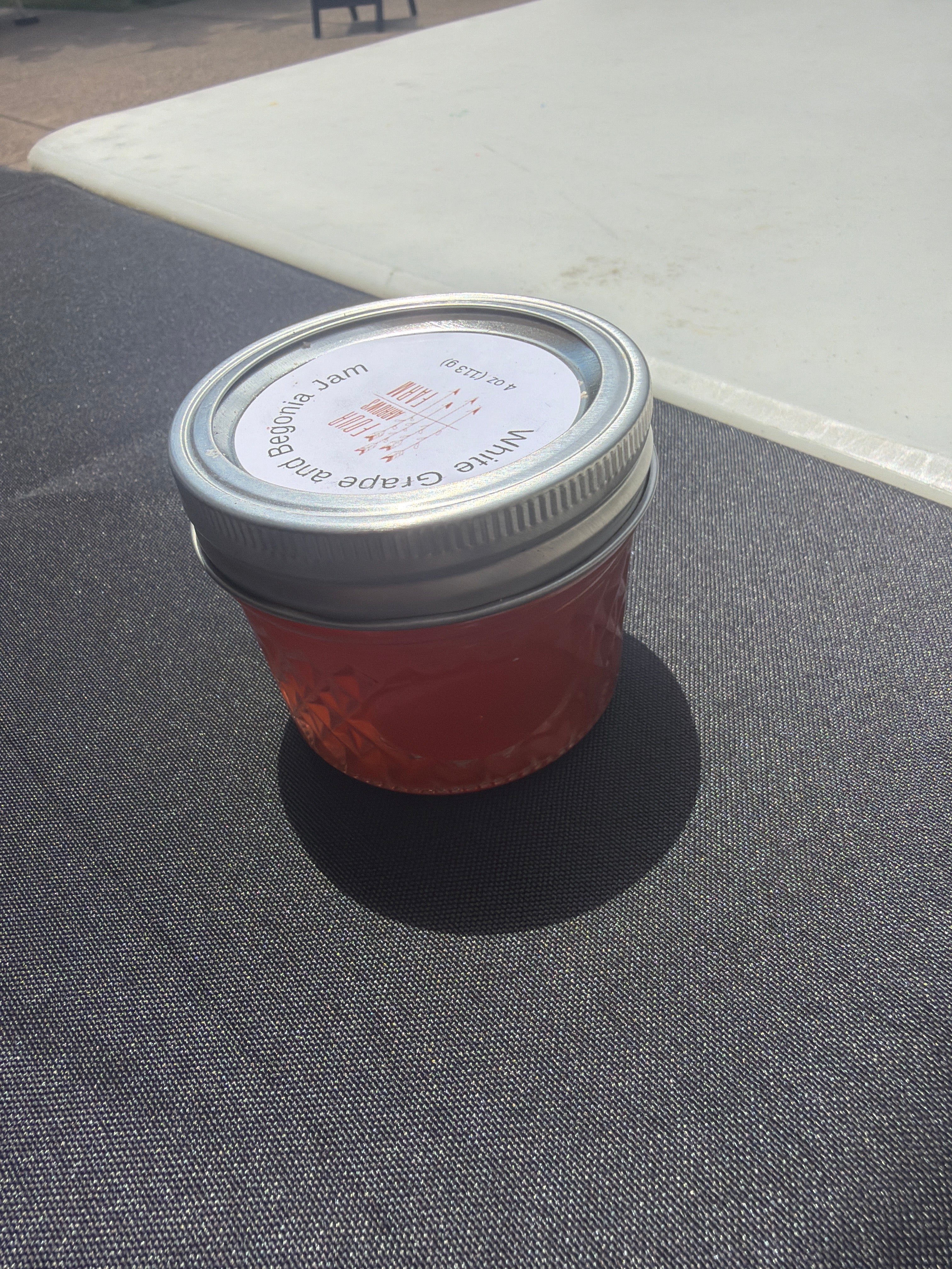 White Grape and Begonia Jam