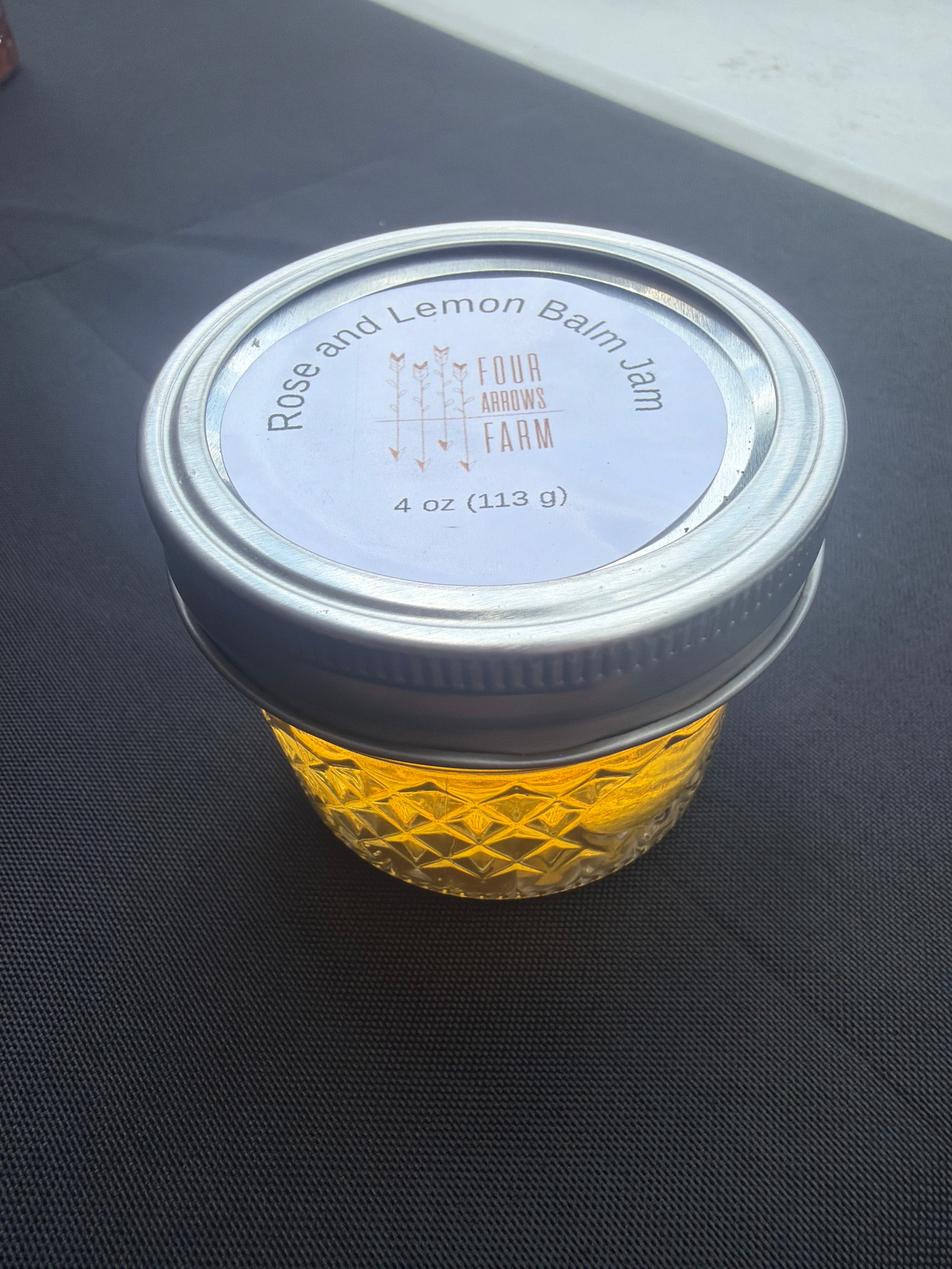 Rose and Lemon Balm Jam